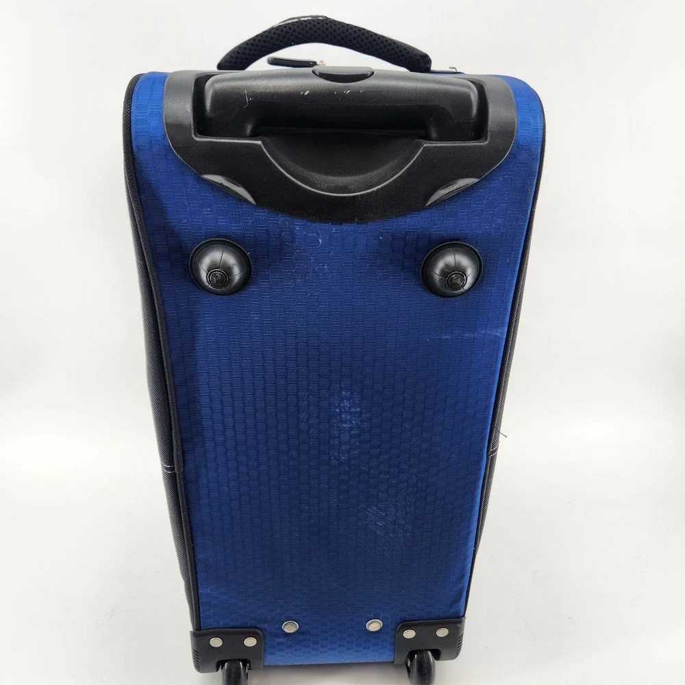 CIAO Rolling Duffel Bag 22 Inch Blue Black Wheeled Carry On Travel Luggage